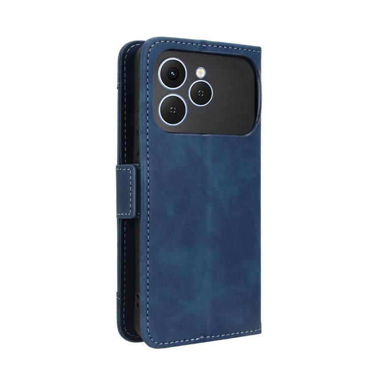 For Tecno Spark 40 4G Skin Feel Calf Texture Card Slots Leather Phone Case
