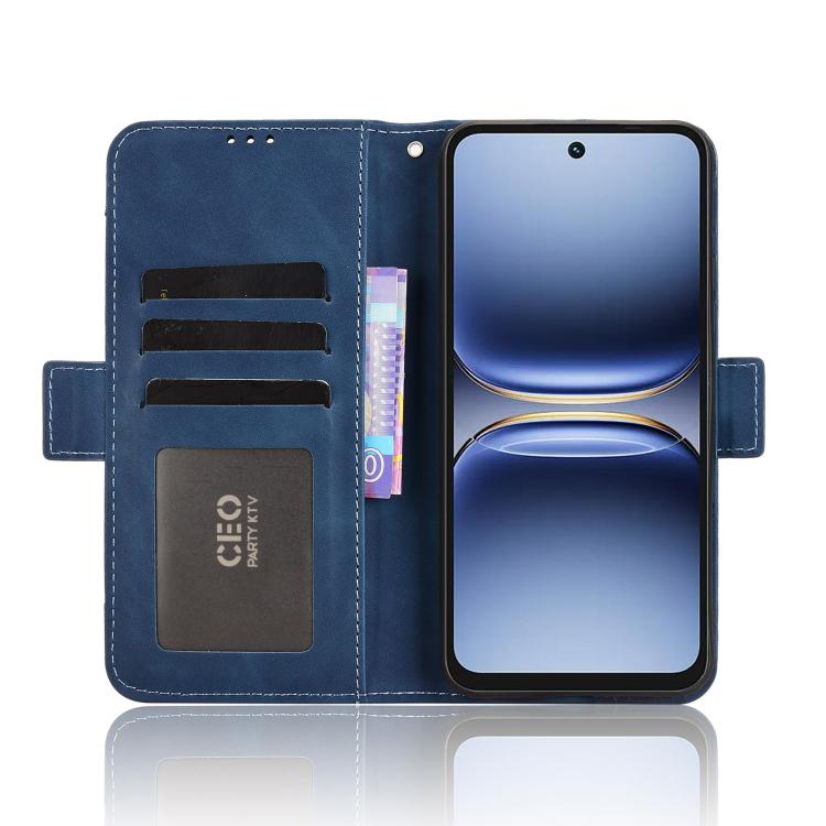 For Tecno Spark 40 4G Skin Feel Calf Texture Card Slots Leather Phone Case