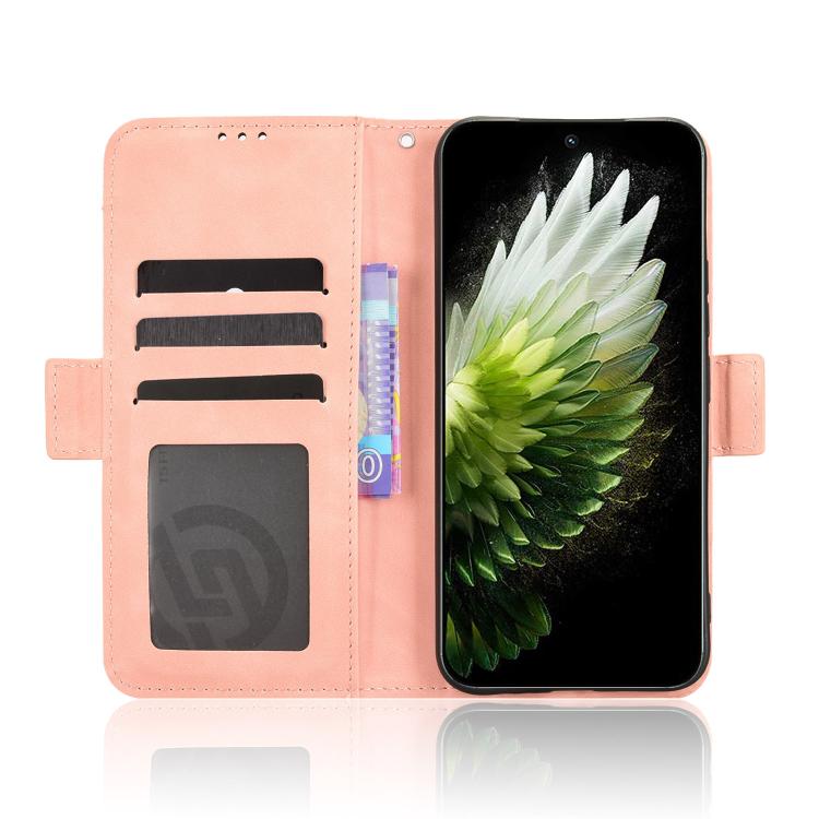 For Tecno Spark 40 Pro 4G Skin Feel Calf Texture Card Slots Leather Phone Case