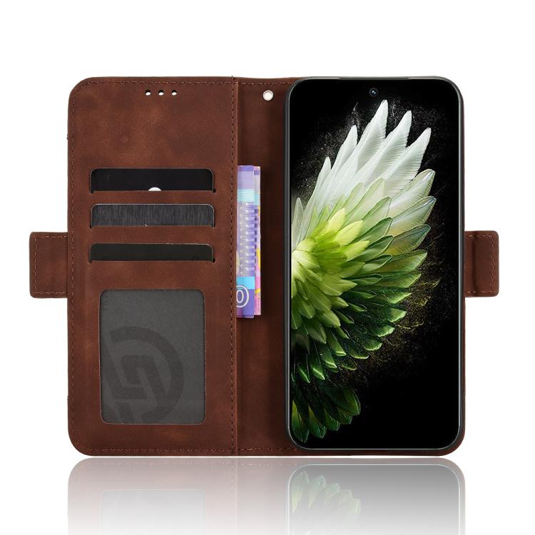 For Tecno Spark 40 Pro 4G Skin Feel Calf Texture Card Slots Leather Phone Case