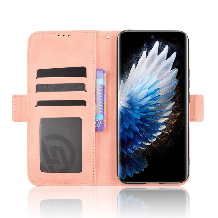 For Tecno Spark 40 Pro+ 4G Skin Feel Calf Texture Card Slots Leather Phone Case