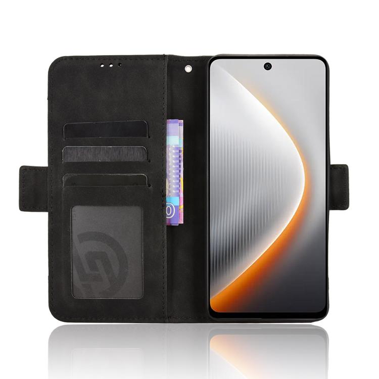 For Tecno Pova 7 5G Skin Feel Calf Texture Card Slots Leather Phone Case