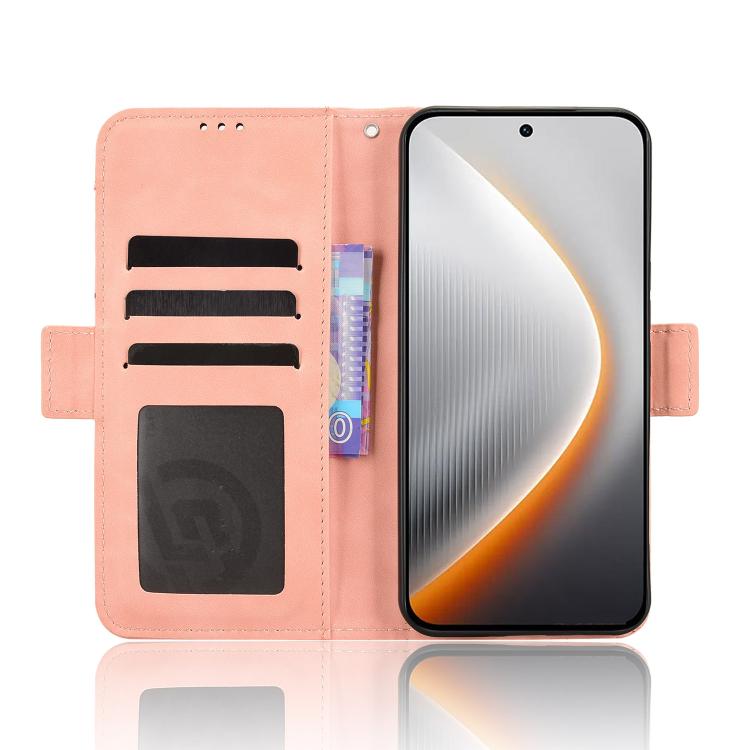 For Tecno Pova 7 Ultra 5G Skin Feel Calf Texture Card Slots Leather Phone Case