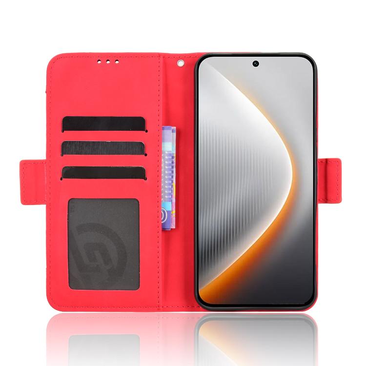 For Tecno Pova 7 Ultra 5G Skin Feel Calf Texture Card Slots Leather Phone Case