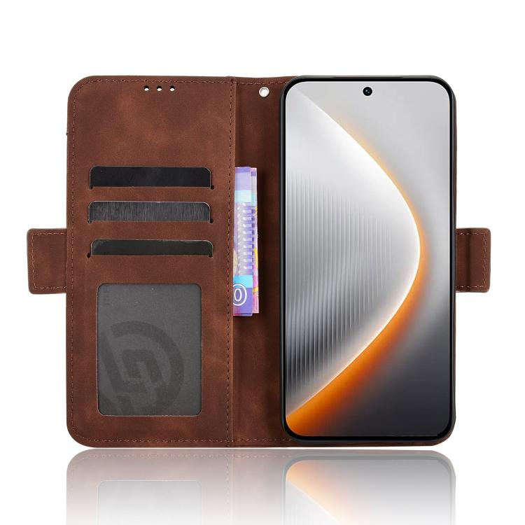 For Tecno Pova 7 Ultra 5G Skin Feel Calf Texture Card Slots Leather Phone Case