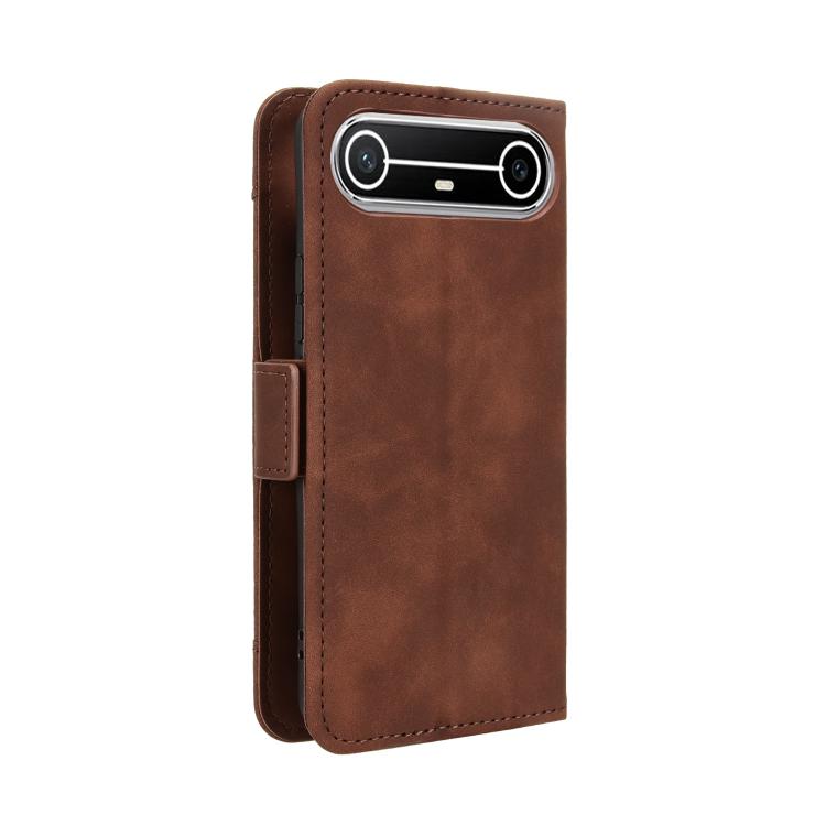 For Tecno Spark Slim Skin Feel Calf Texture Card Slots Leather Phone Case