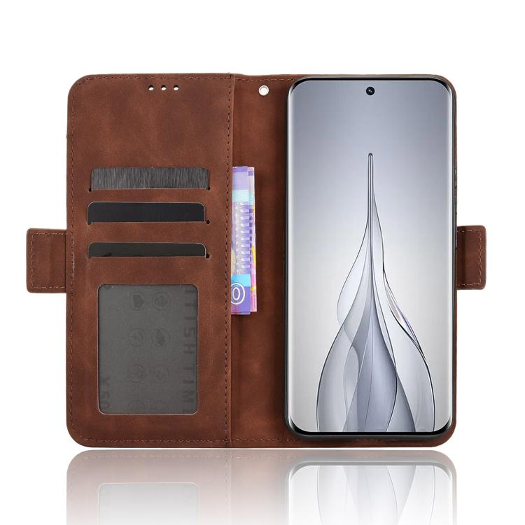 For Tecno Spark Slim Skin Feel Calf Texture Card Slots Leather Phone Case