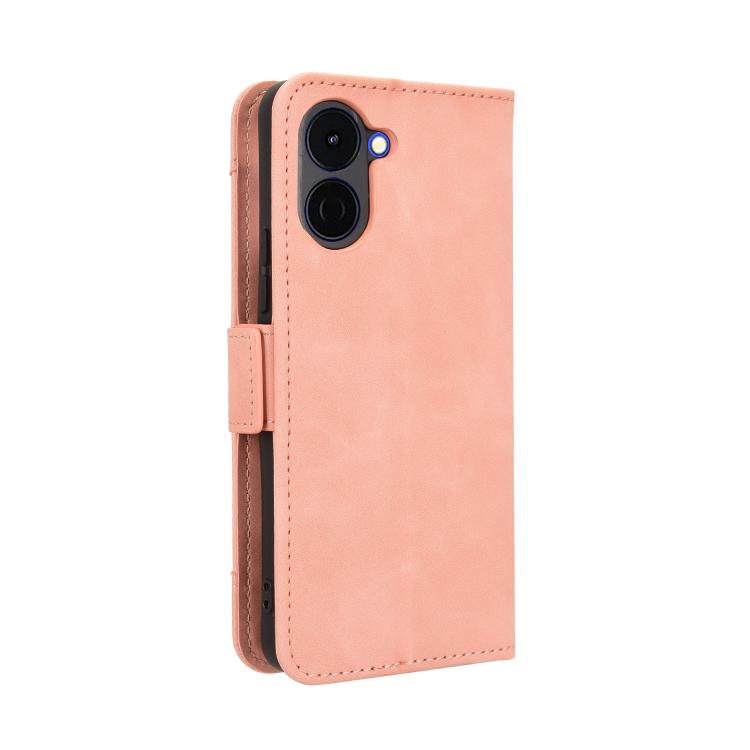 For Tenco Spark Go 3 Skin Feel Calf Texture Card Slots Leather Phone Case