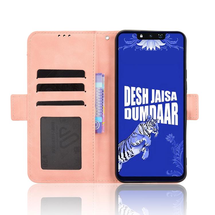 For Tenco Spark Go 3 Skin Feel Calf Texture Card Slots Leather Phone Case