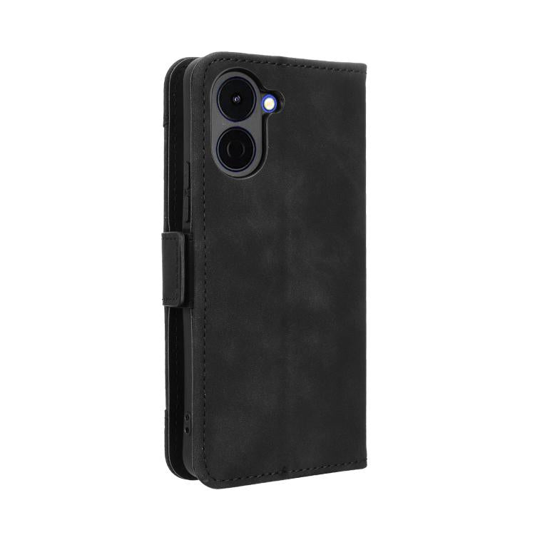 For Tenco Spark Go 3 Skin Feel Calf Texture Card Slots Leather Phone Case