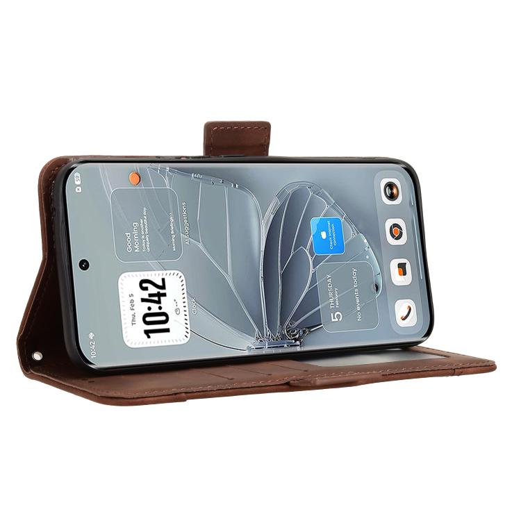 For Tecno Pova Curve 2 5G Skin Feel Calf Texture Card Slots Leather Phone Case