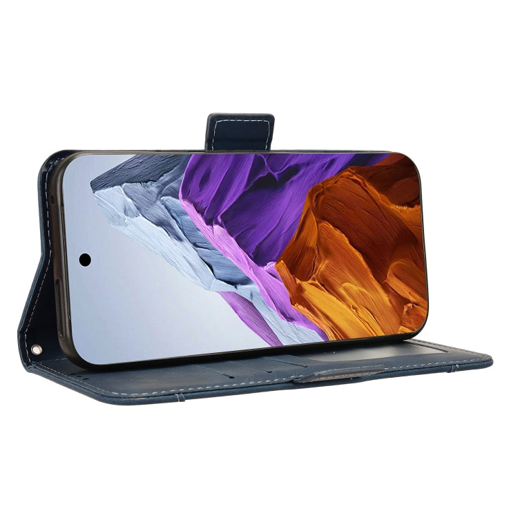 For Google Pixel 9 Pro Skin Feel Calf Texture Card Slots Leather Phone Case