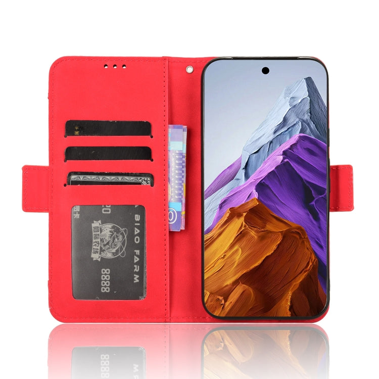For Google Pixel 9 Skin Feel Calf Texture Card Slots Leather Phone Case