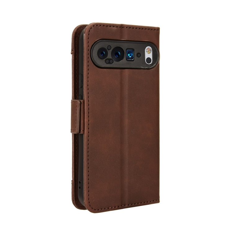 For Google Pixel 9 Skin Feel Calf Texture Card Slots Leather Phone Case