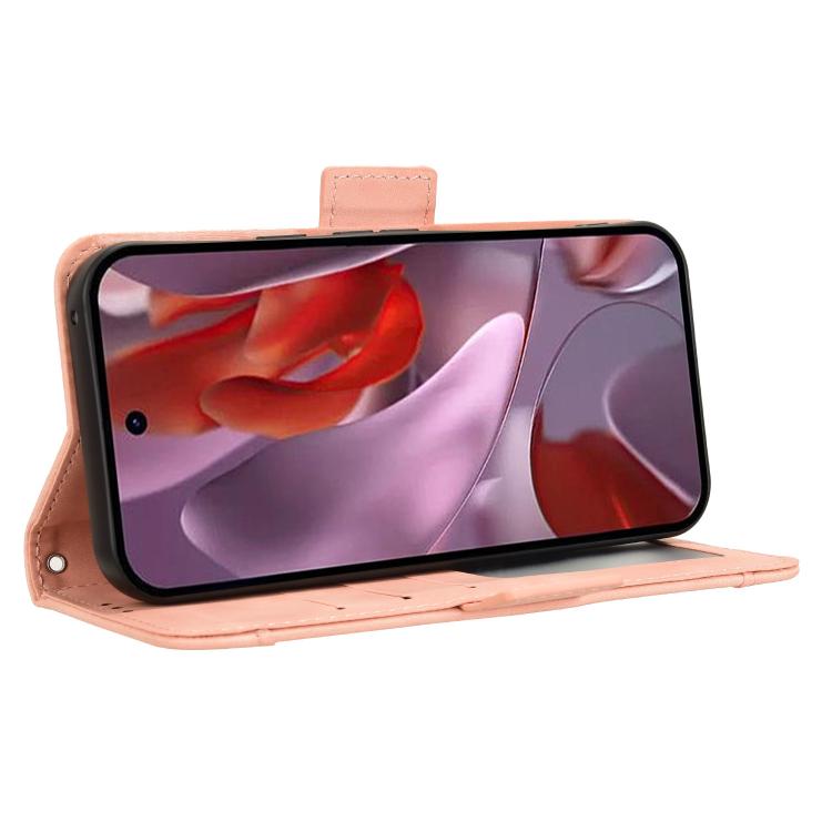 For Google Pixel 9a Skin Feel Calf Texture Card Slots Leather Phone Case