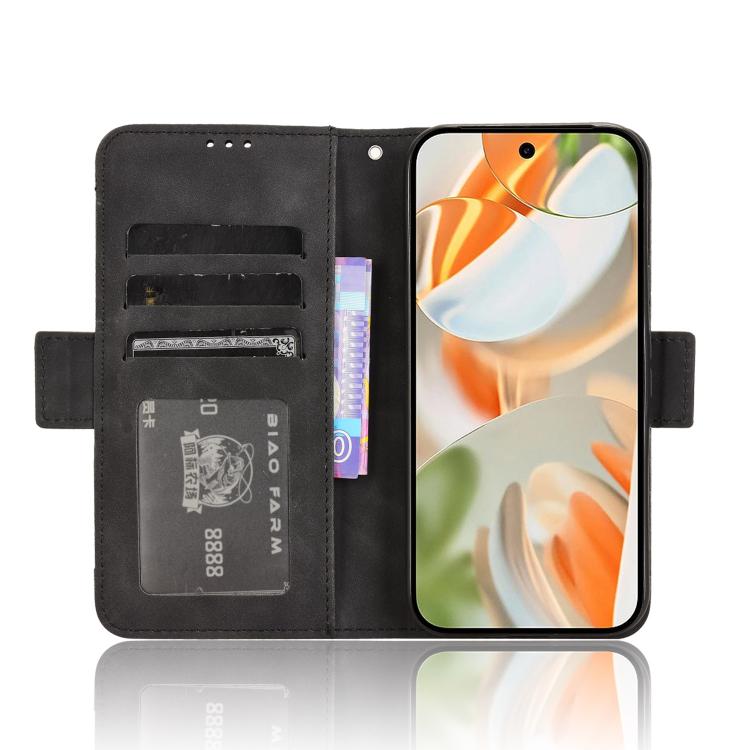For Google Pixel 10 Pro XL Skin Feel Calf Texture Card Slots Leather Phone Case
