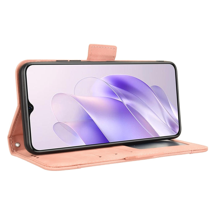 For Oukitel C37 Skin Feel Calf Texture Card Slots Leather Phone Case