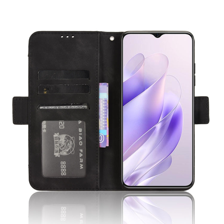 For Oukitel C37 Skin Feel Calf Texture Card Slots Leather Phone Case