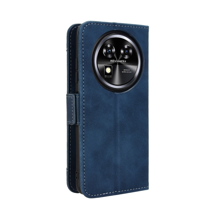 For Oukitel C37 Skin Feel Calf Texture Card Slots Leather Phone Case