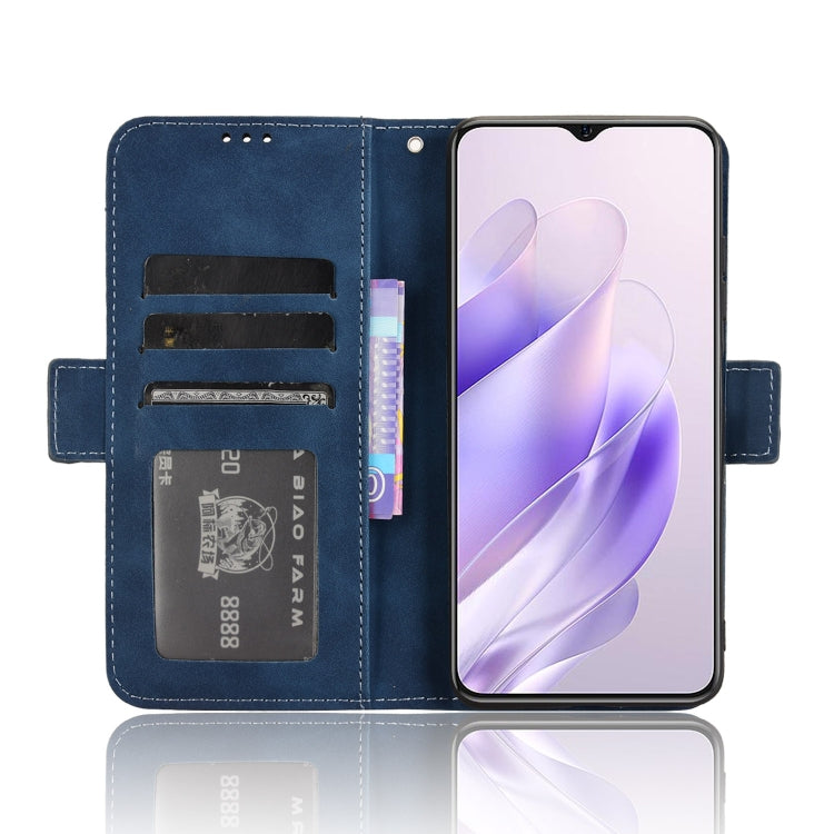 For Oukitel C37 Skin Feel Calf Texture Card Slots Leather Phone Case