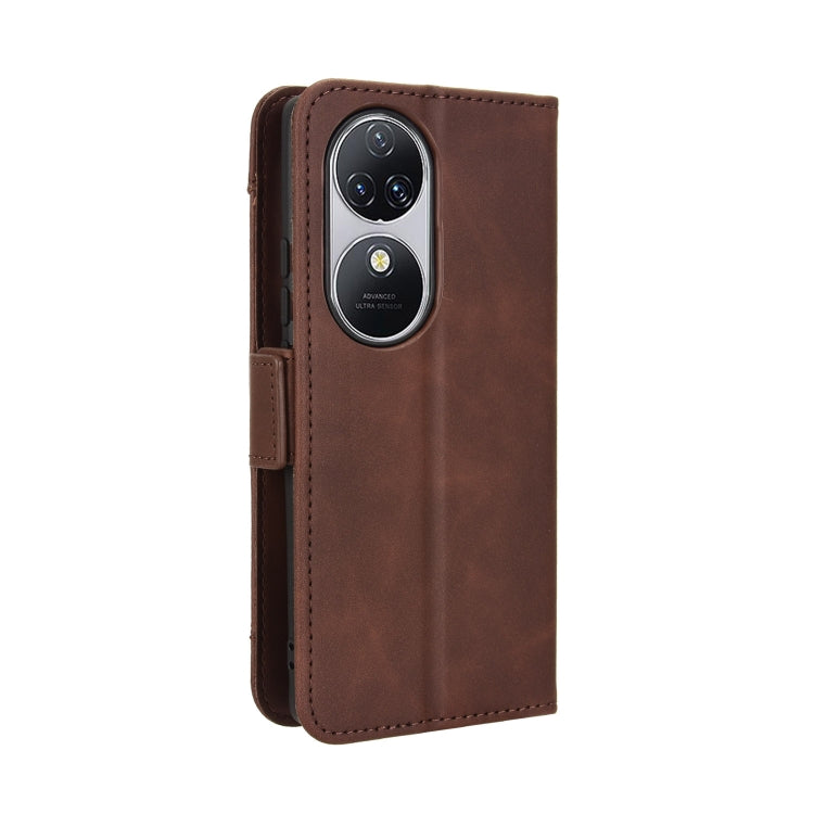 For Oukitel C38 Skin Feel Calf Texture Card Slots Leather Phone Case
