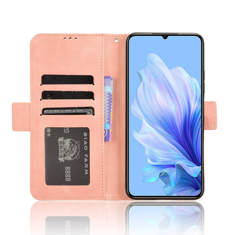 For Oukitel C50 Skin Feel Calf Texture Card Slots Leather Phone Case