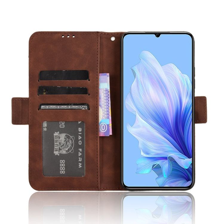 For Oukitel C50 Skin Feel Calf Texture Card Slots Leather Phone Case