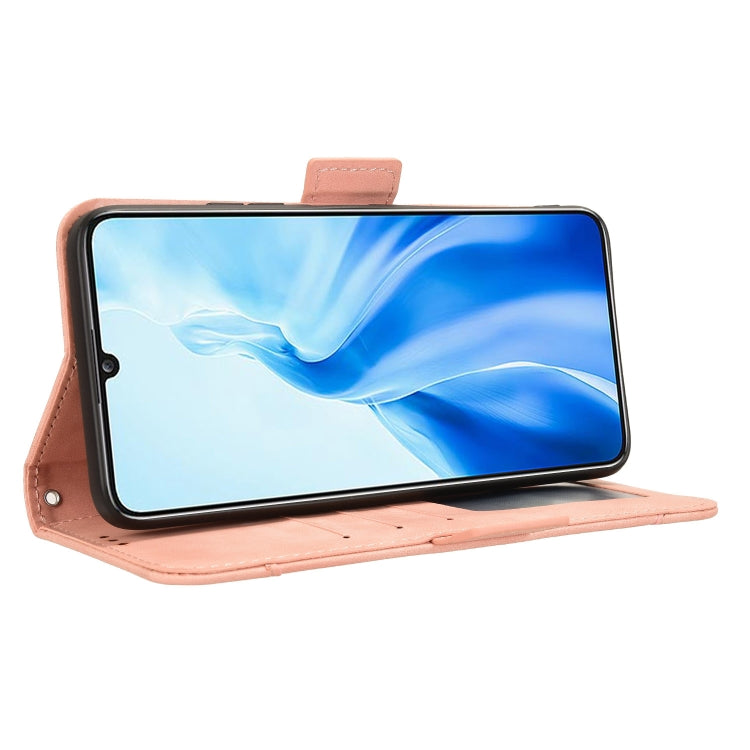 For Oukitel C51 Skin Feel Calf Texture Card Slots Leather Phone Case