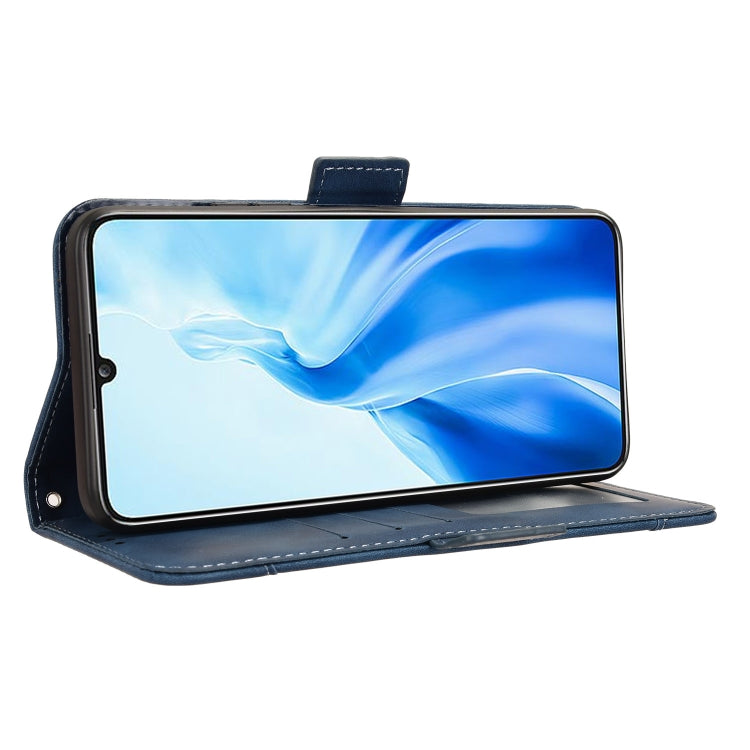For Oukitel C51 Skin Feel Calf Texture Card Slots Leather Phone Case
