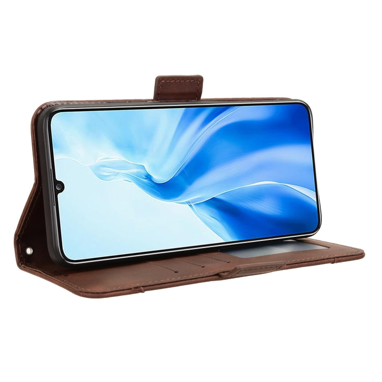 For Oukitel C51 Skin Feel Calf Texture Card Slots Leather Phone Case