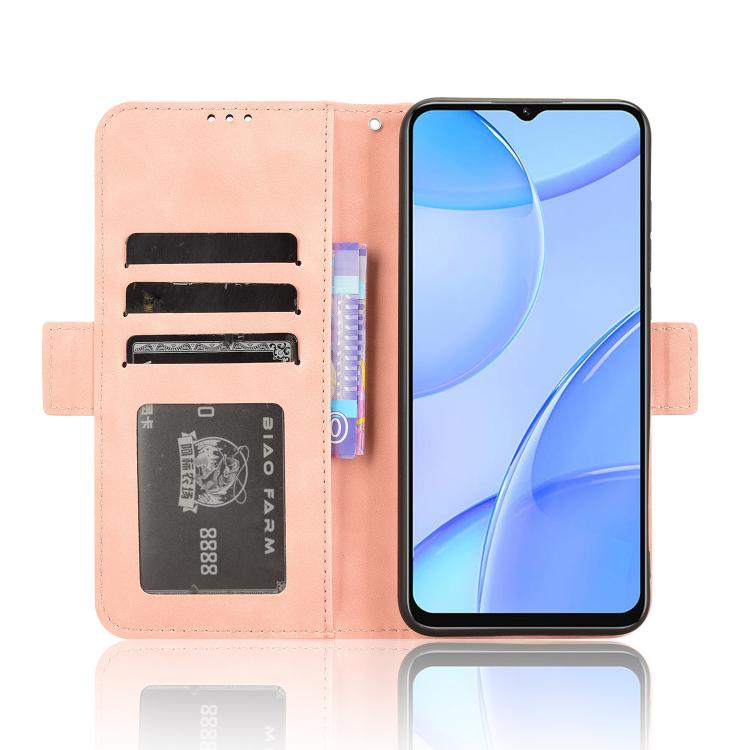 For Oukitel C57S Skin Feel Calf Texture Card Slots Leather Phone Case