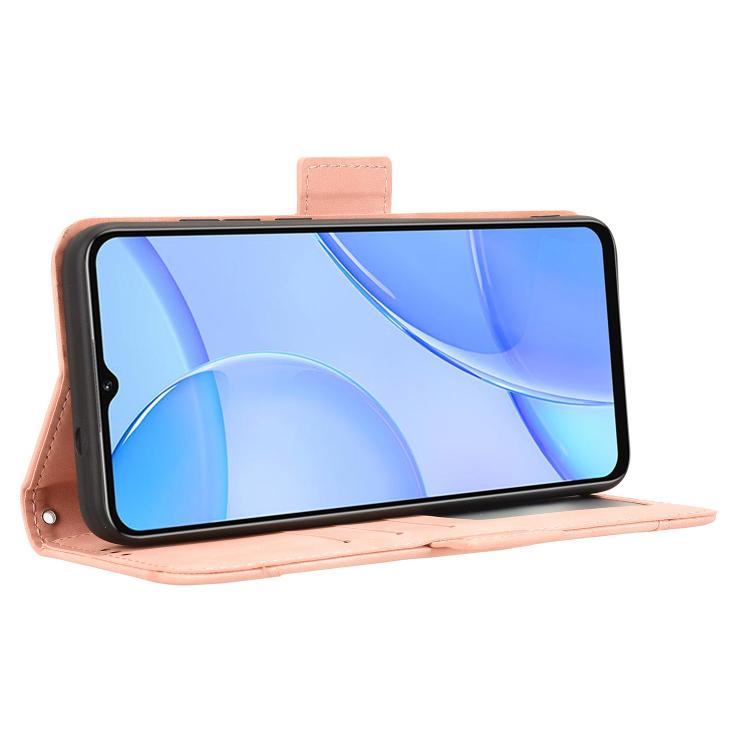For Oukitel C57S Skin Feel Calf Texture Card Slots Leather Phone Case