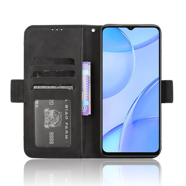 For Oukitel C57S Skin Feel Calf Texture Card Slots Leather Phone Case