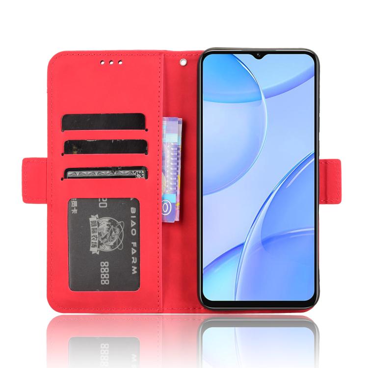 For Oukitel C57S Skin Feel Calf Texture Card Slots Leather Phone Case