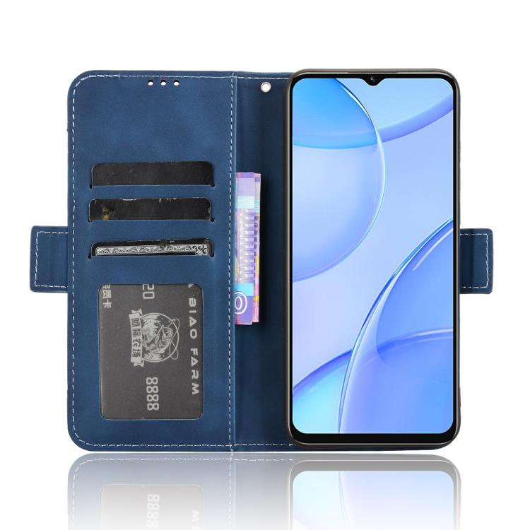 For Oukitel C57S Skin Feel Calf Texture Card Slots Leather Phone Case