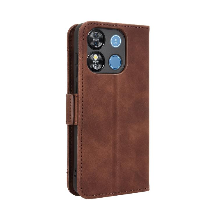 For Oukitel C57S Skin Feel Calf Texture Card Slots Leather Phone Case