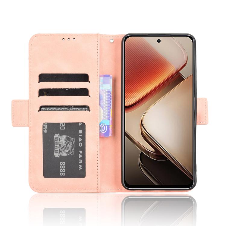 For Oukitel C58 / C58 Pro Skin Feel Calf Texture Card Slots Leather Phone Case