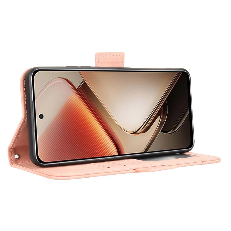 For Oukitel C58 / C58 Pro Skin Feel Calf Texture Card Slots Leather Phone Case
