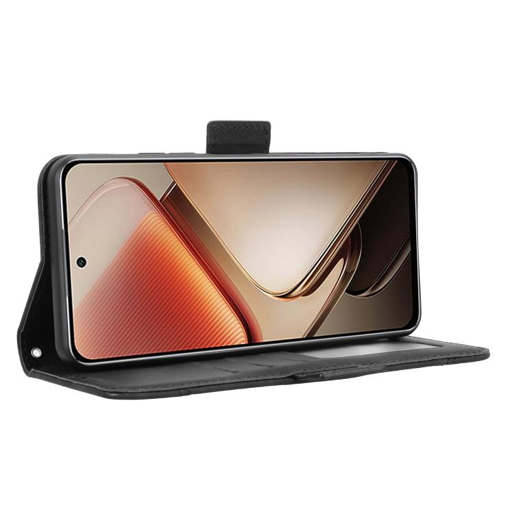 For Oukitel C58 / C58 Pro Skin Feel Calf Texture Card Slots Leather Phone Case