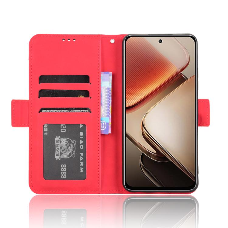 For Oukitel C58 / C58 Pro Skin Feel Calf Texture Card Slots Leather Phone Case