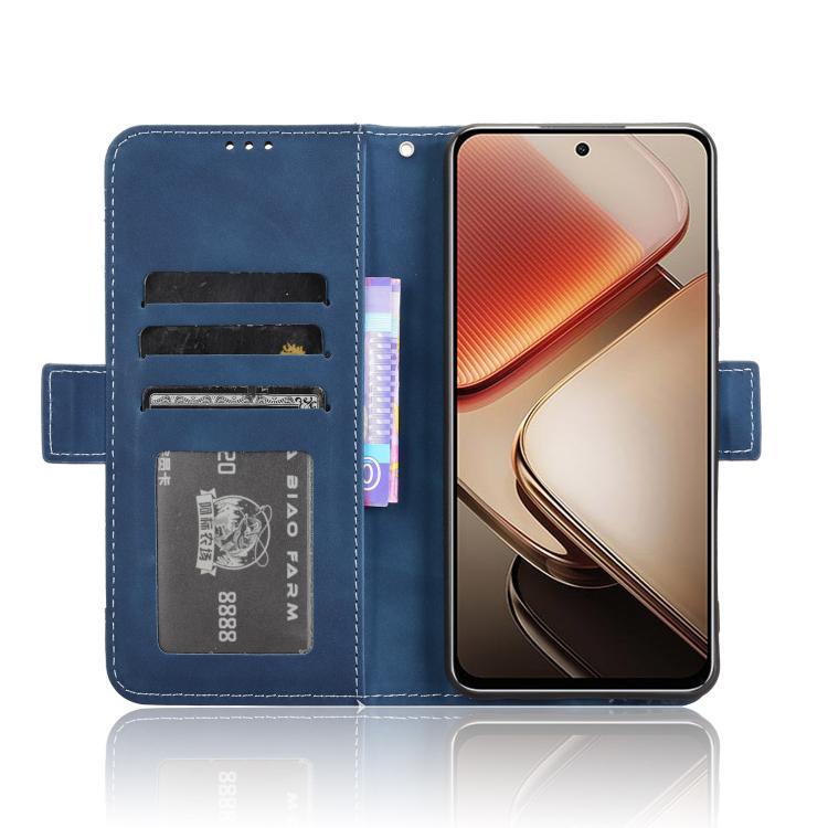 For Oukitel C58 / C58 Pro Skin Feel Calf Texture Card Slots Leather Phone Case