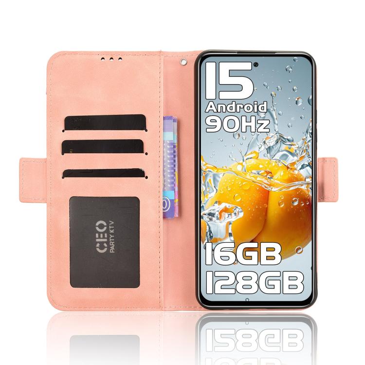 For Oukitel C65 / C65 Pro Skin Feel Calf Texture Card Slots Leather Phone Case