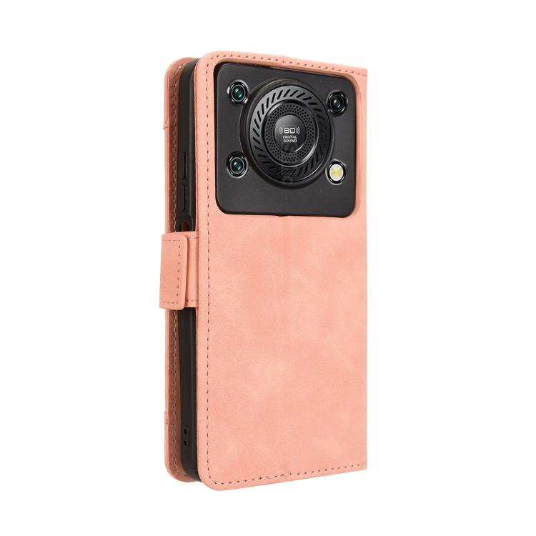 For Oukitel C60 / C60 Pro Skin Feel Calf Texture Card Slots Leather Phone Case