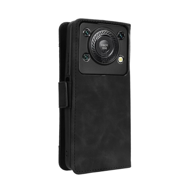For Oukitel C60 / C60 Pro Skin Feel Calf Texture Card Slots Leather Phone Case