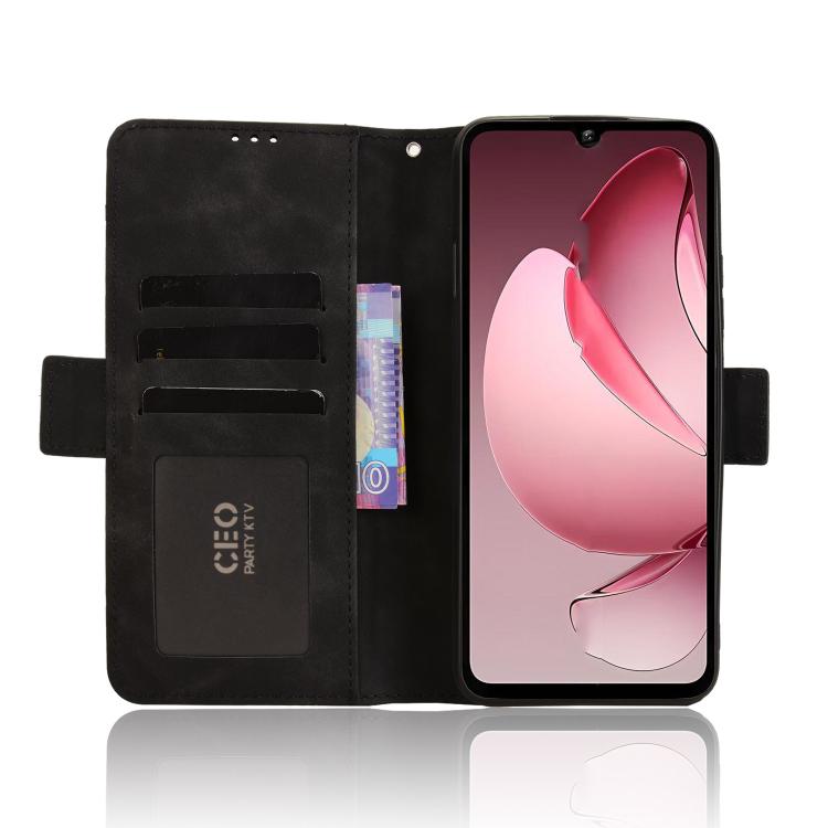 For Oukitel C60 / C60 Pro Skin Feel Calf Texture Card Slots Leather Phone Case