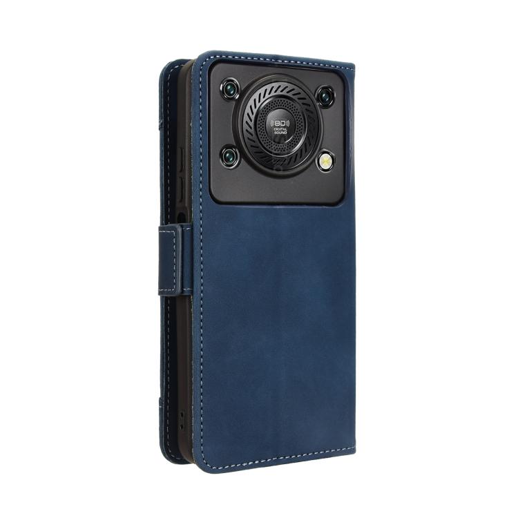 For Oukitel C60 / C60 Pro Skin Feel Calf Texture Card Slots Leather Phone Case