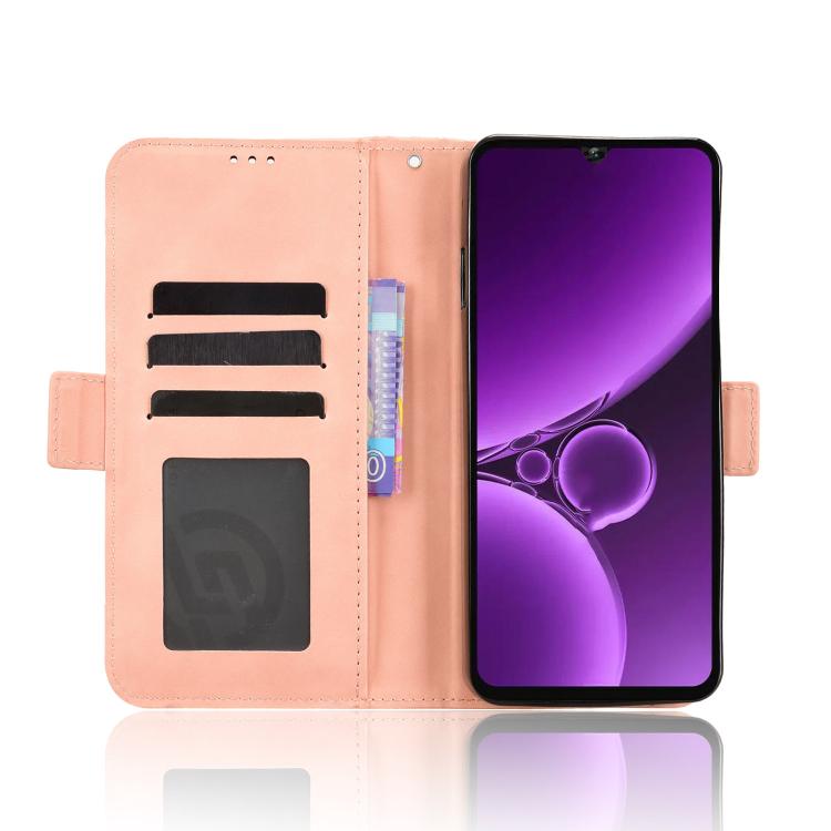 For Oukitel C59 / C59 Pro Skin Feel Calf Texture Card Slots Leather Phone Case
