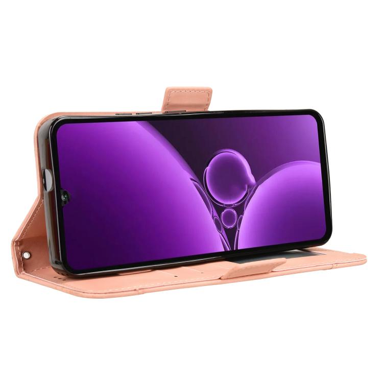 For Oukitel C59 / C59 Pro Skin Feel Calf Texture Card Slots Leather Phone Case