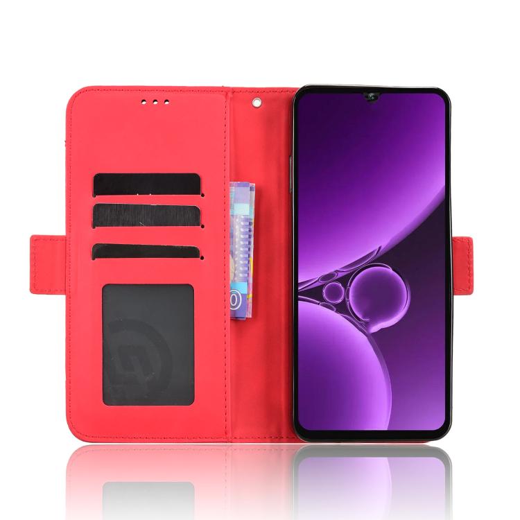 For Oukitel C59 / C59 Pro Skin Feel Calf Texture Card Slots Leather Phone Case