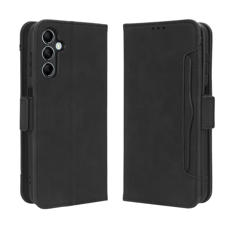 For Samsung Galaxy M54 5G Skin Feel Calf Texture Card Slots Leather Phone Case